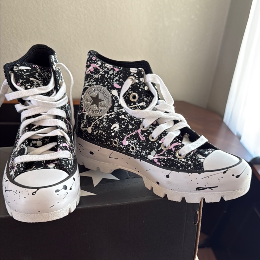 Converse platform High-Top Sneakers - Black and White